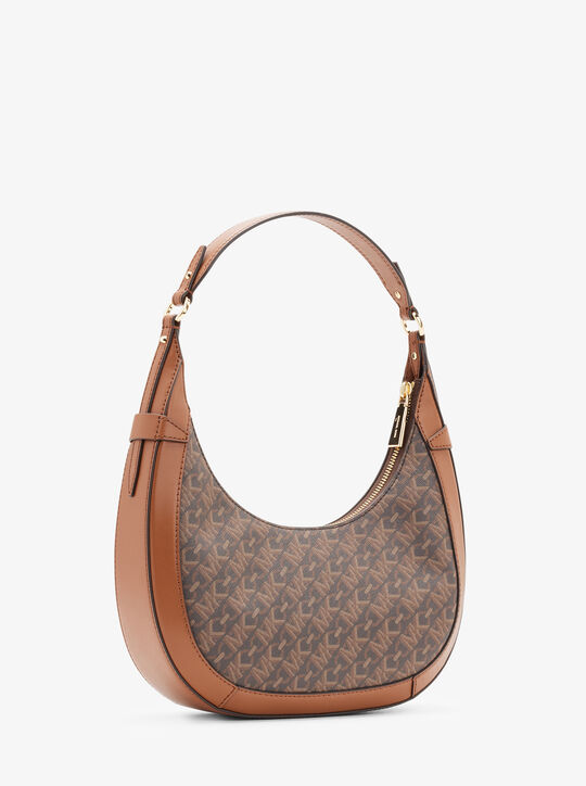 michael kors preston small empire signature logo shoulder bag