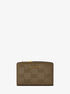 michael kors bryant medium logo embossed leather wallet