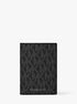 Hudson Signature Logo Folio Card Case michael kors hudson signature logo folio card case