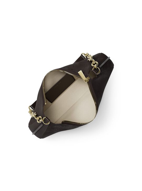 michael kors nolita medium nubuck chain pochette