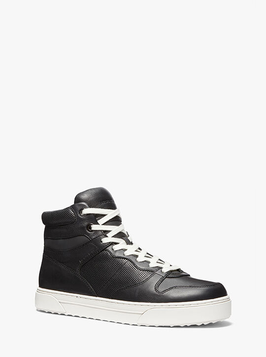 Barett Leather High-Top Sneaker