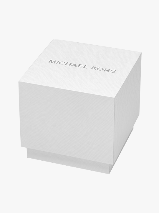 michael kors ساعة إيزي بثلاثة عقارب ذهبية اللون