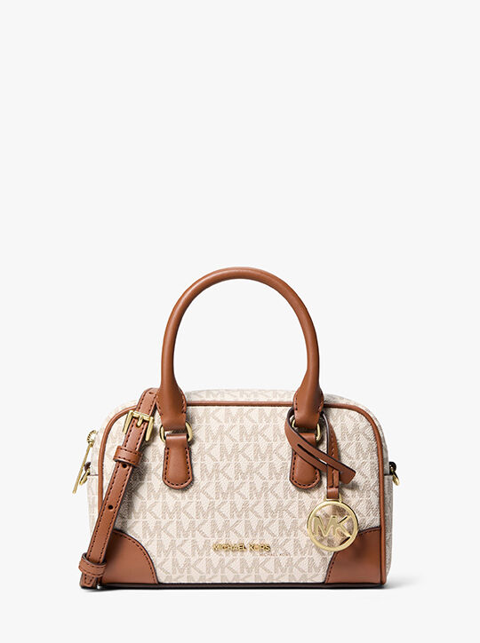 michael kors thompson extra small signature logo convertible satchel