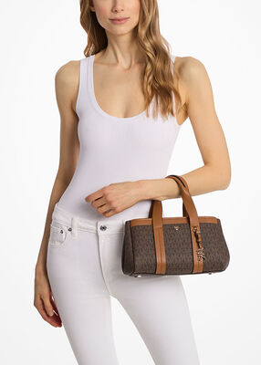 michael kors حقيبة كروس بودي رومي صغيرة جدًا بشعار الماركة