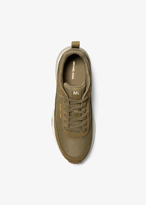 michael kors hartley mixed media trainer