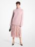 Cashmere and Silk Bouclé Turtleneck Sweater michael kors cashmere and silk boucl turtleneck sweater