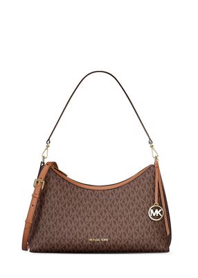 michael kors sammy medium signature logo convertible shoulder bag