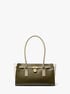 Hamilton Moderne Small Color-Blocked Leather Satchel michael kors hamilton moderne small color blocked leather satchel