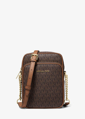 michael kors حقيبة كروس جيت سيت ترافيل متوسطة الحجم بشعار الماركة