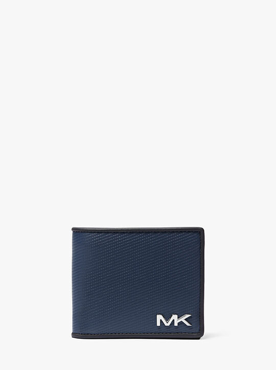 michael kors varick leather billfold wallet