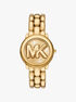 Mini Phoebe Gold-Tone Watch michael kors mini phoebe gold tone watch