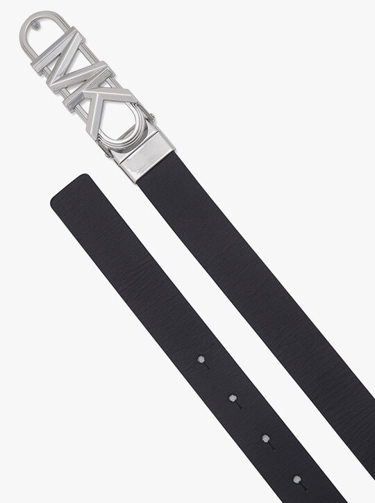 michael kors reversible logo belt