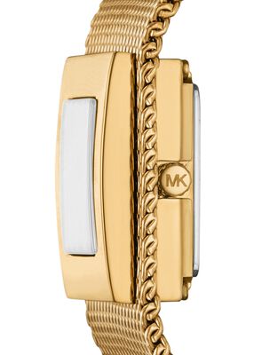 michael kors petite georgie gold tone mesh watch