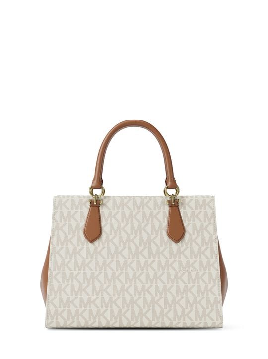 Marilyn Medium Signature Logo Convertible Satchel michael kors marilyn medium signature logo convertible satchel