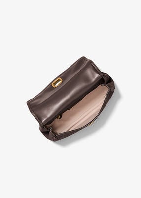 michael kors bryant small suede convertible shoulder bag