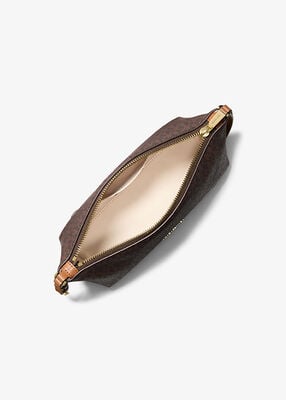 michael kors laila small signature logo pochette