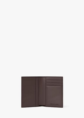 michael kors حافظة بطاقات هدسون فوليو بشعار الماركة