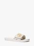 Signature Logo Slide Sandal michael kors signature logo slide sandal