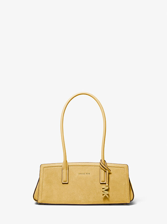 michael kors laila small suede shoulder bag