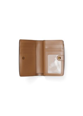 michael kors bryant medium logo embossed leather wallet