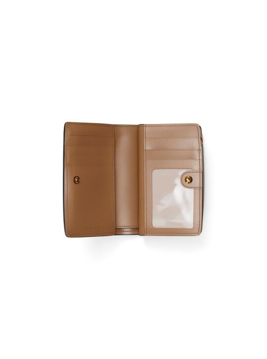 Bryant Medium Logo-Embossed Leather Wallet michael kors bryant medium logo embossed leather wallet