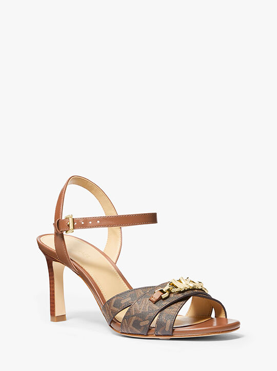 Tiffanie Empire Signature Logo Sandal michael kors tiffanie empire signature logo sandal