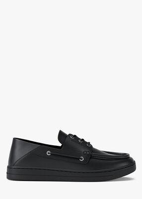 michael kors aiden leather boat shoes