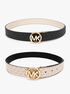 michael kors reversible signature logo belt