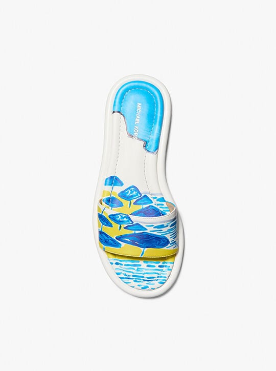 Michael Kors X Christina Zimpel Dana Slide Sandal michael kors x christina zimpel dana slide sandal