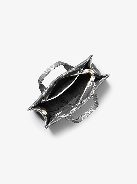 michael kors حقيبة جيجي صغيرة بشعار الجاكار إمباير