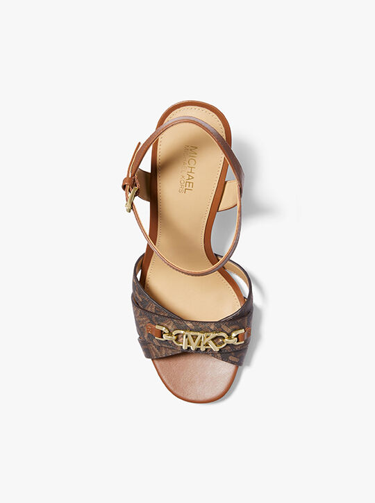 Tiffanie Empire Signature Logo Sandal michael kors tiffanie empire signature logo sandal
