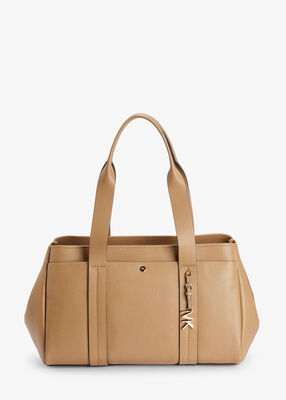 michael kors romee large pebbled leather tote bag