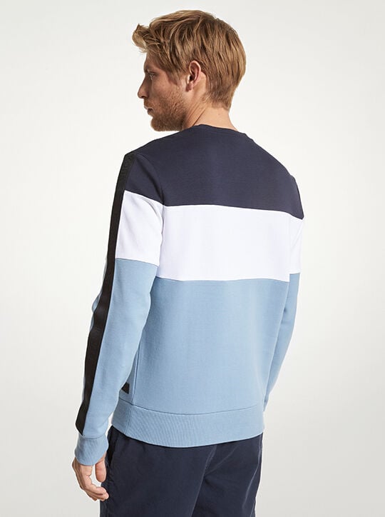 قميص من النوع الثقيل قطن مطاطي مخطط كتلة اللون michael kors قميص من النوع الثقيل قطن مطاطي مخطط كتلة اللون