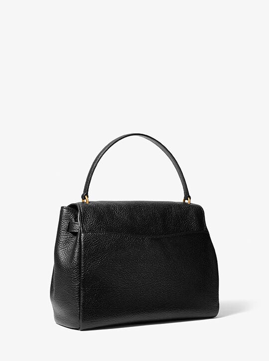 Hamilton Moderne Large Textured Leather Slouchy Satchel michael kors hamilton moderne large textured leather slouchy satchel