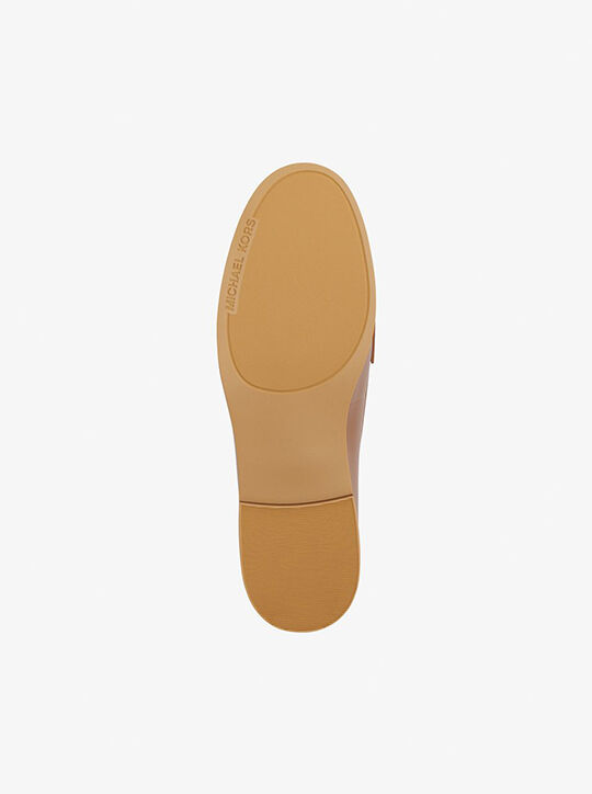 Lex Leather and Signature Logo Loafer michael kors lex leather and signature logo loafer