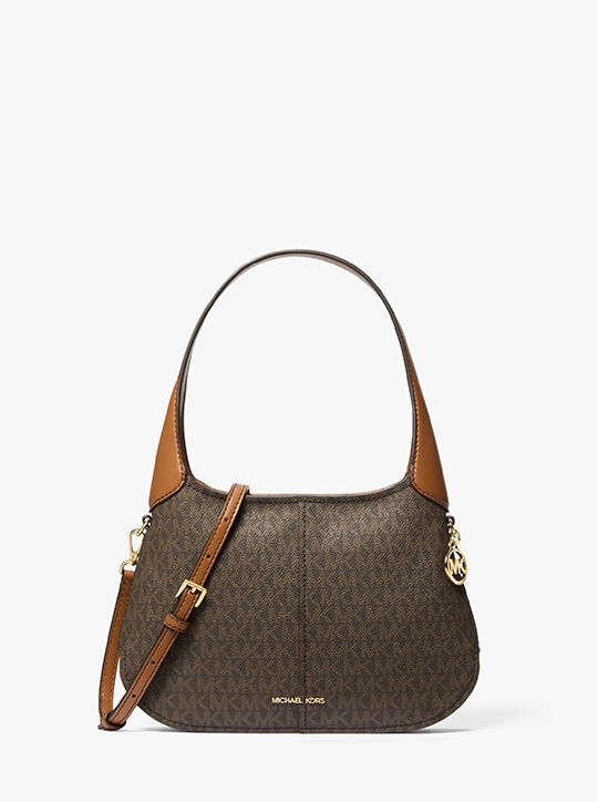 michael kors alice small signature logo shoulder bag