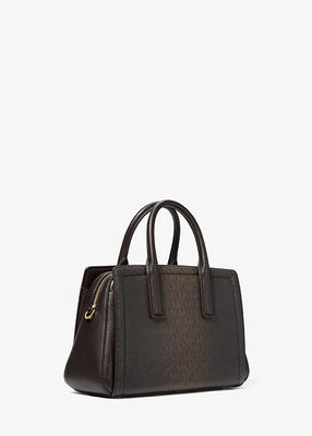 michael kors laila small signature logo satchel