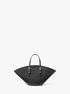 michael kors isa small leather fan tote bag