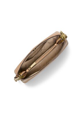michael kors christina small pebbled leather crossbody bag