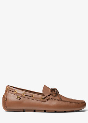 michael kors sayer leather moccasin