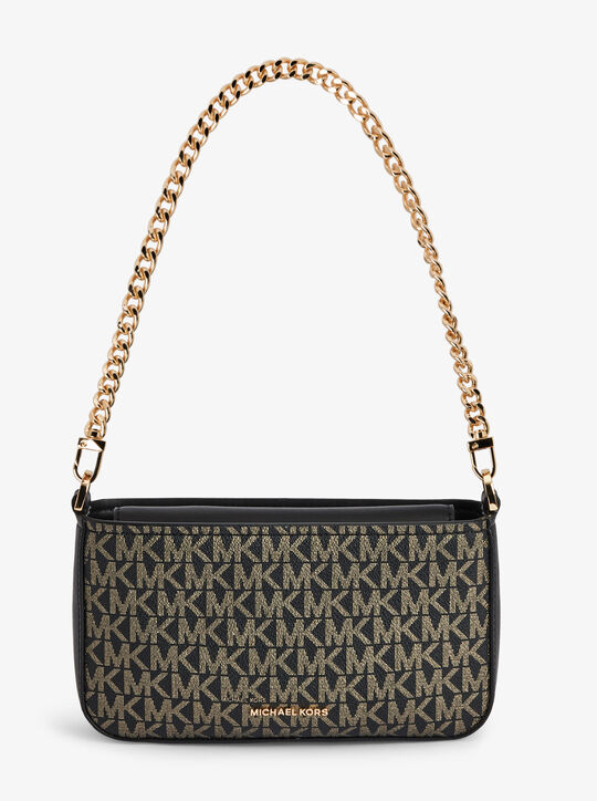 michael kors bryant small signature logo convertible pochette