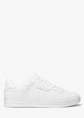 michael kors keating signature logo sneaker