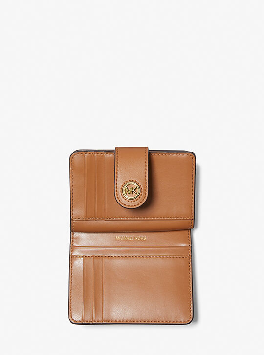 michael kors small signature logo wallet