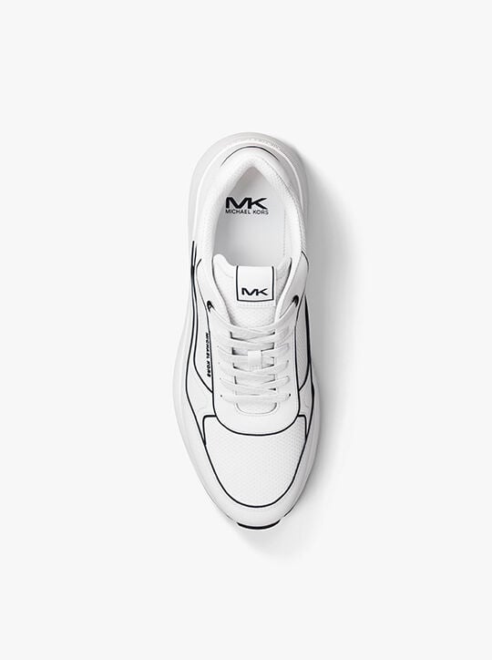 Trevor Leather and Mesh Trainer michael kors trevor leather and mesh trainer