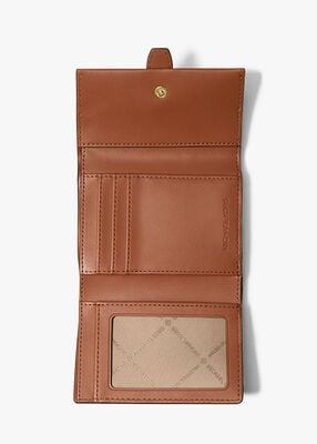 michael kors greenwich medium signature logo trifold wallet