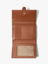 michael kors greenwich medium signature logo trifold wallet