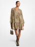 Floral Georgette Tiered Dress michael kors floral georgette tiered dress