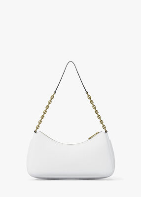 michael kors nolita medium pebbled leather chain pochette