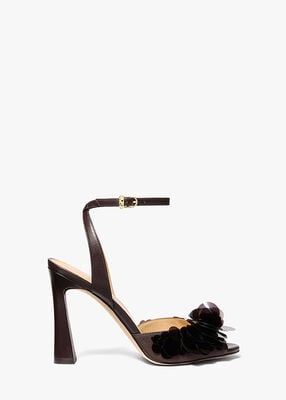 michael kors صندل لوريتا مزين بالترتر