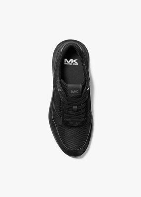 michael kors trevor mixed media trainer